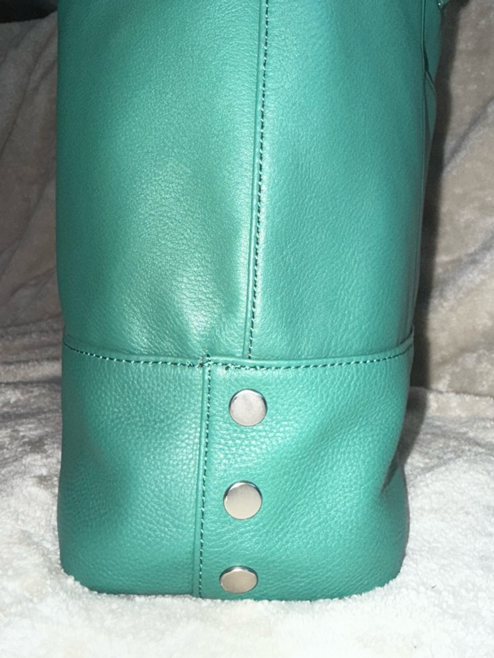 NWOT Hammitt Verdant Green Pebbled Leather Large Andersen Shoulder Tote Bag 2022 - Picture 13 of 17